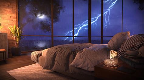 Fall Asleep To Relaxing Rain Thunder Sounds Youtube