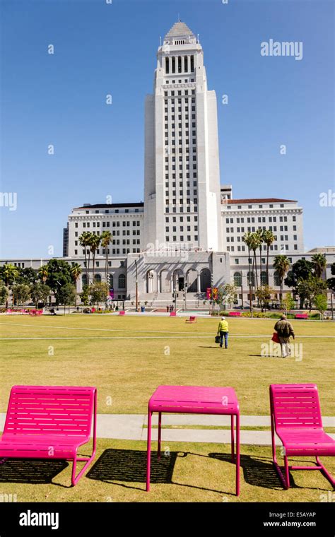 Los Angeles Californiadowntowncivic Center Districtlos Angeles City