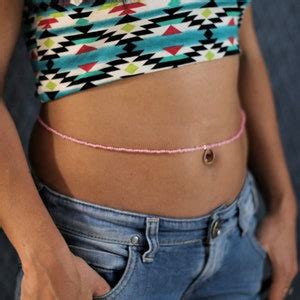 African Waist Beads With Clasp Waistbeads For Weight Loss Tie Waist