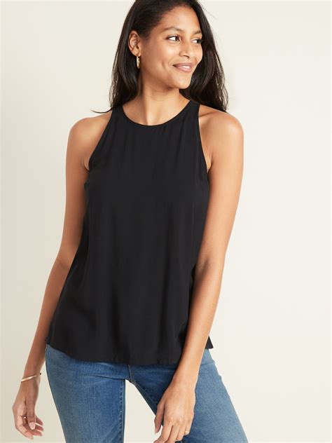 High-Neck Sleeveless Top For Women | Sleeveless top, Tops, Cute modest ...