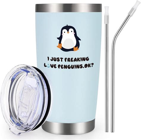 Amazon Lifecapido Penguin Gifts I Just Freaking Love Penguins Ok