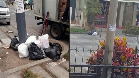 Lima Cercado De Lima Cercado De Lima Reportan Basura Acumulada En