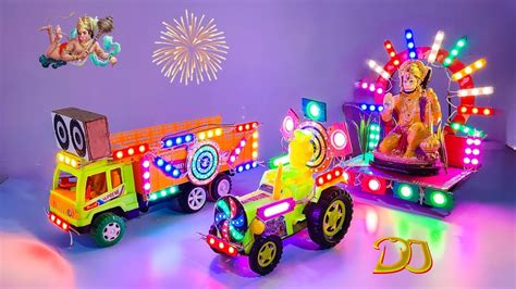 Mini Bala Ji Sarkar Big Dj Loding Dj Truck At Homemade Decoration Dj