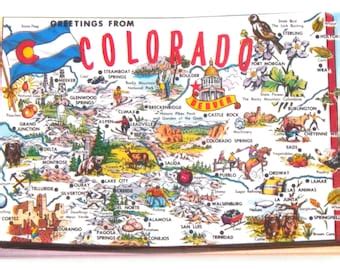 Greetings From North Carolina State Fridge Magnet Map Etsy