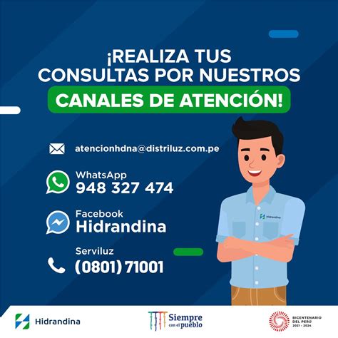 Conoce Los Canales De Atenci N Al Cliente Hidrandina Campa As