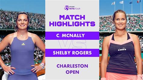 Catherine Mcnally Vs Shelby Rogers Highlights Credit One Charleston