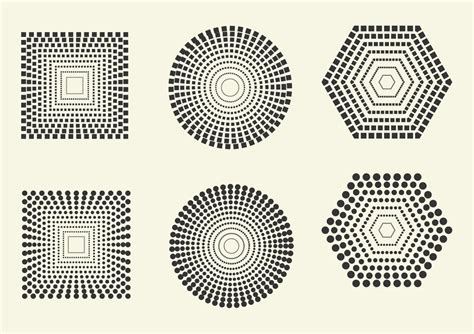 Premium Vector Vector Repetitive Geometric Shapes