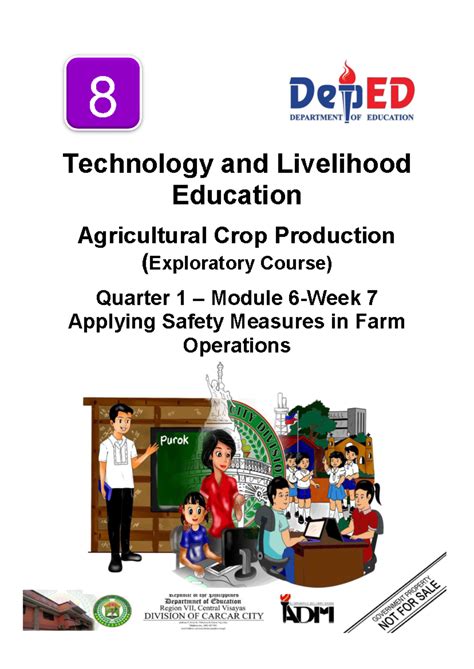 Tle Agri Crop Module Week V Cc Technology And Livelihood