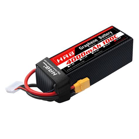 Hrb Graphene Battery 6s 22 2v 4000mah 100c Xt90 Connector Lipo Battery