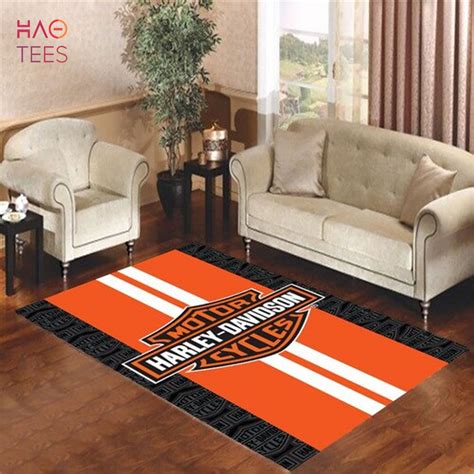 BEST harley davidson logo 2 Living room carpet rugs