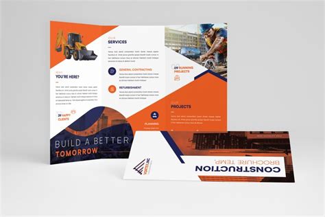 Construction Trifold Brochure