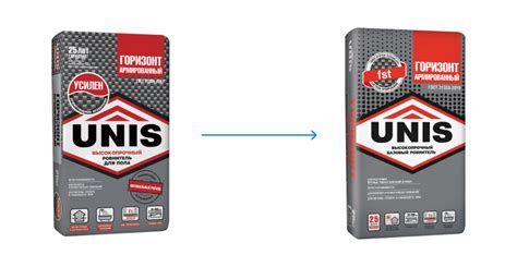 Об изменениях в дизайне упаковки UNIS - Спецстрой-Р