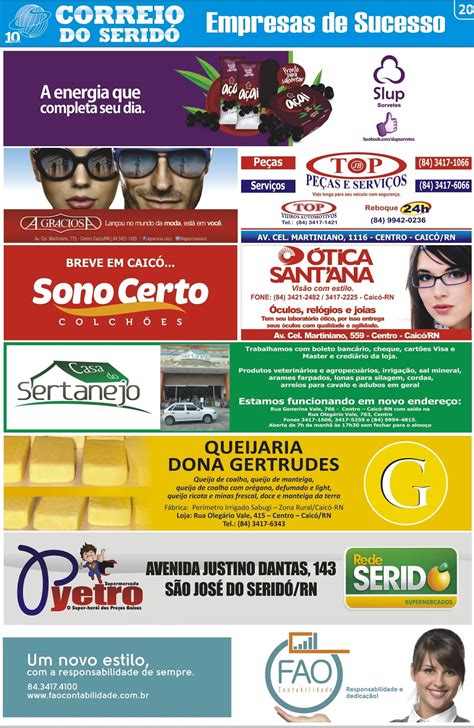 PORTAL DE SÃO FERNANDO Jornal Correio do Seridó circula em novo