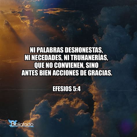 Efesios 5 4 Referencias Cruzadas de la Biblia Conexiones Versículo a