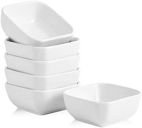 Swuut Ceramic Dipping Bowls Set Of 6 3 Ounce Porcelain Small Mini Bowl