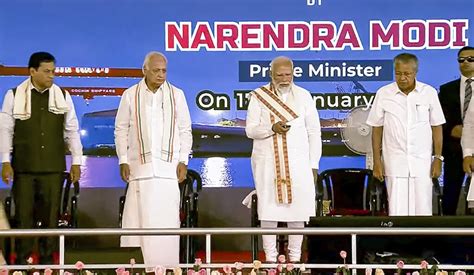 Photos PM Modi In Kerala