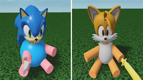 Baby Sonic Exe Vs New Baby Tails Jumpscare Roblox Piggy Fangame Youtube