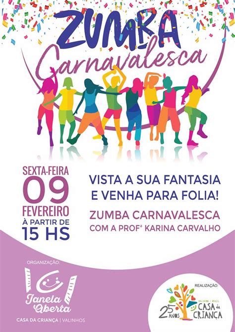 Projeto Janela Aberta Promove Zumba Carvanalesca AR2