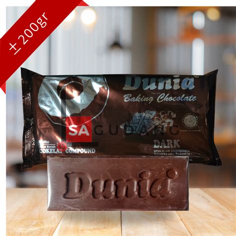 Jual Dunia Baking Chocolate Cokelat Compound Pelapis Dark Coklat Viral