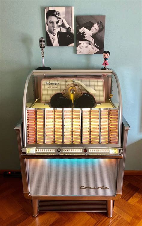 Wurlitzer 2200 1958 200 Selections Jukebox Vintage Box Garage