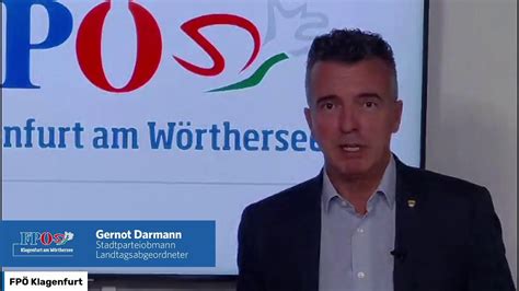 FPÖ Klagenfurt Pressekonferenz YouTube