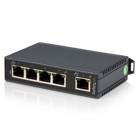 Startech Port Industrial Ethernet Switch Din Rail Mountable