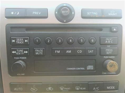 Radio Receiver Din Am Fm Stereo Cd Fits Nissan Murano Oem Ebay