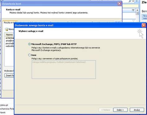 Poczta Konfiguracja Konta Pocztowego W Programie Microsoft Office