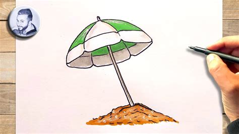 Comment dessiner un parasol de plage dessin facile à faire YouTube