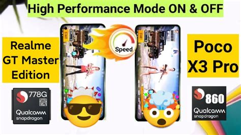 Realme GT Master Edition Vs Poco X3 Pro Speedtest Comparison Snapdragon