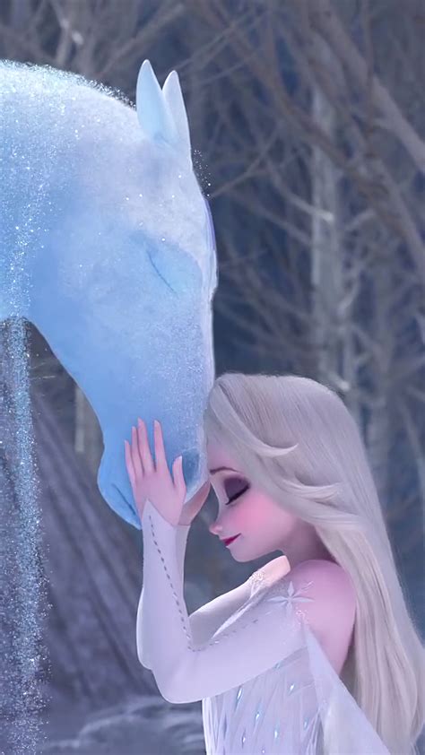 Elsa Water Horse Frozen 2 4k 31656 Wallpaper Pc Desktop