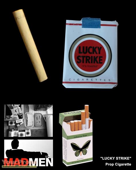 Mad Men Lucky Strike cigarette and pack original TV series prop