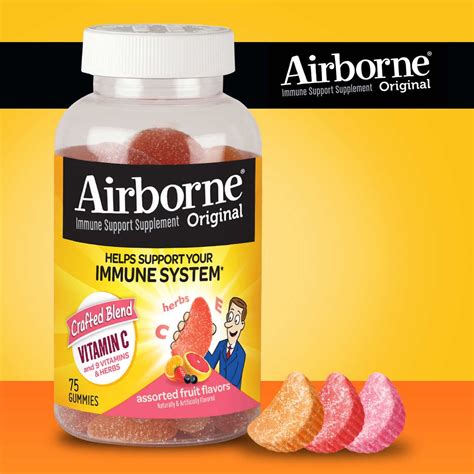 Airborne Immune Support Supplement Gummies Walmart