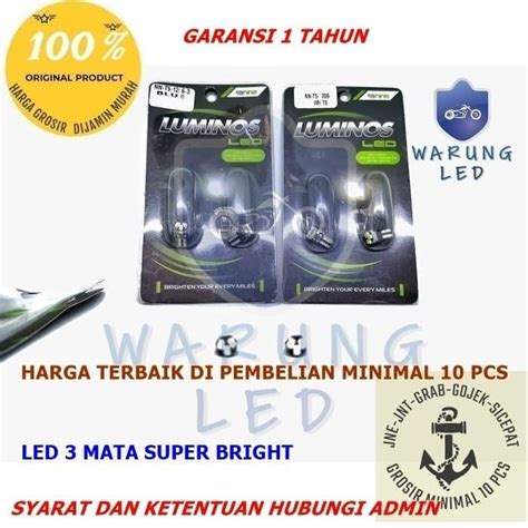 Jual Lampu Led Speedometer Motor Mobil T Titik Luminos Nine Asli