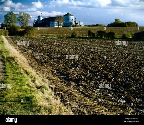 Ploughed Field Silos Hi Res Stock Photography And Images Alamy