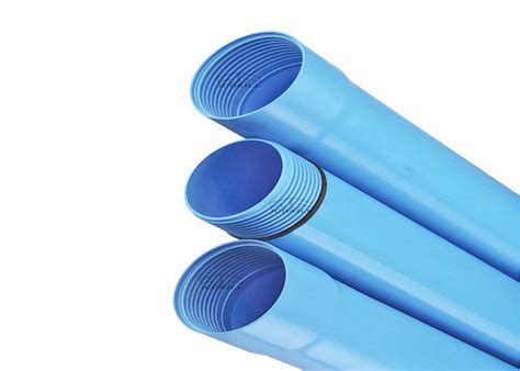 40x3000mm High Pressure Deep Well PVC Casing Pipes For Water Supply