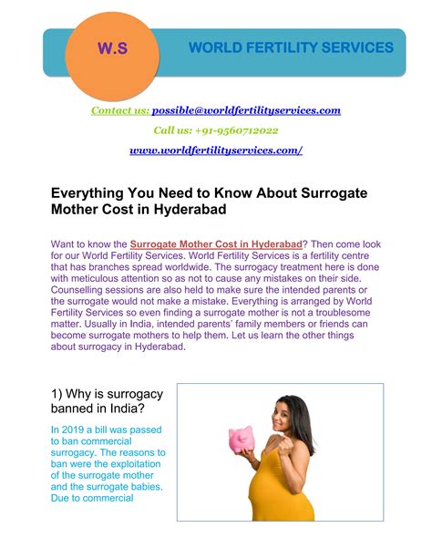 Everything You Need To Know About Surrogate Mother Cost In Hyderabad By