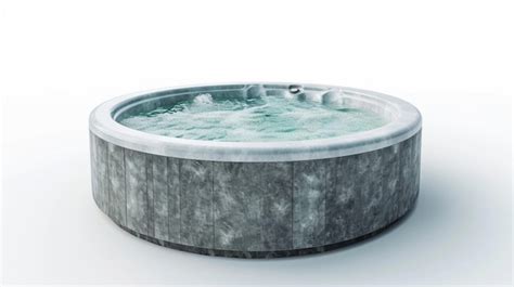 Premium Photo Relaxing Hot Tub On White