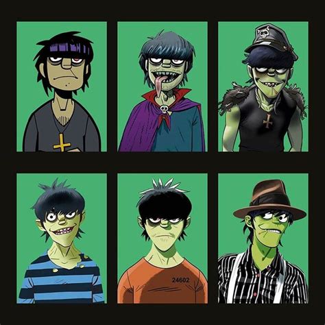 Pin De Raven En Murdoc En Arte De Gorillaz Imagenes De