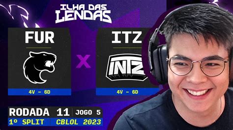 Furia x INTZ CBLOL 2023 11ª Rodada 1ª Etapa Ilha das Lendas