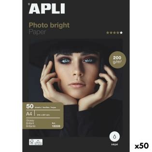 Carta Fotografica Lucida Apli Inkjet A4 100 Fogli Comprare A Prezzo D