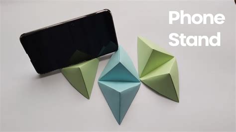 Origami Phone Stand Holder Easy Youtube