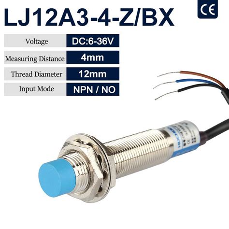 Lj A Z Ax M Wire Npn Nc Dc V Ma Mm Tubular Inductive