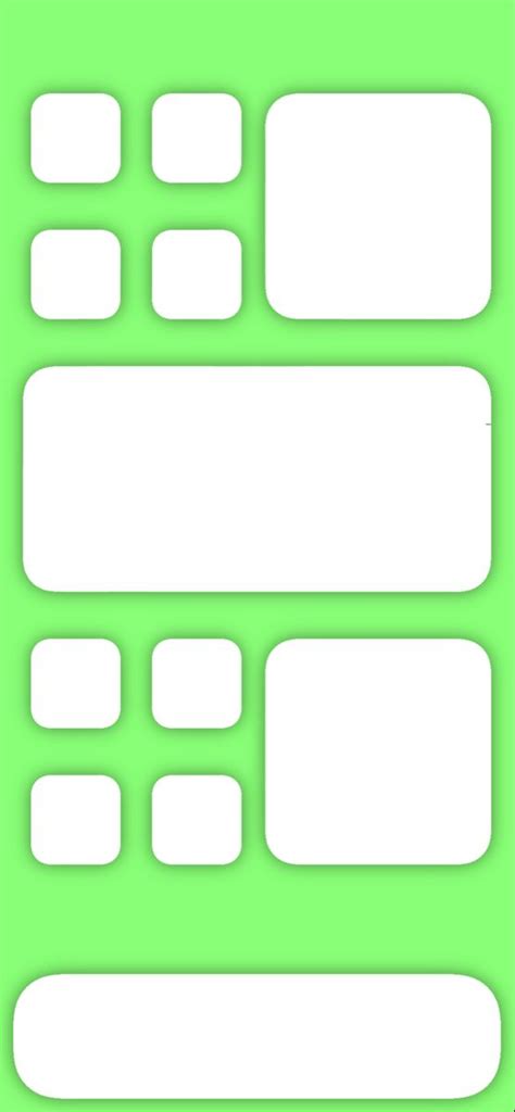 green iphone  layout