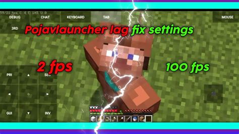 How To Fix Lag In Pojav Launcher Pojav Launcher Lag Fix Settings