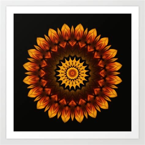 The Flower Of The Sahara Art Print By Ludek Sagi Lukac Society6