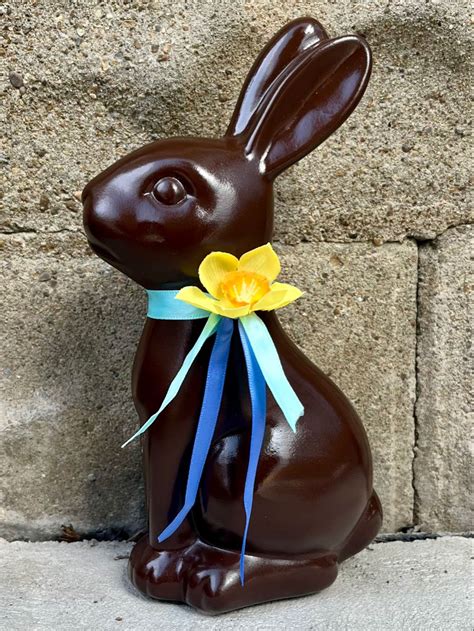 Ceramic Chocolate Bunny Chocolate Bunny Chocolate Painting Projects