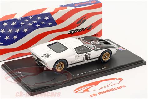 Spark 143 Ford Gt40 Mk2 96 5to 24h Daytona 1966 Shelby American Inc