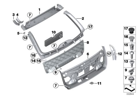 Original BMW Verkleidung Heckklappe Unten 5er G30 SCHWARZ HUBAUER Shop De