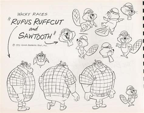 Rufus Ruffcut And Sawtooth From Hanna Barbera S Wacky Race Flickr